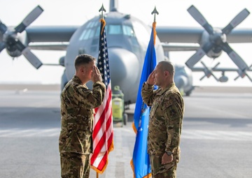 41st EECS Inactivation Ceremony at Al Dhafra Air Base