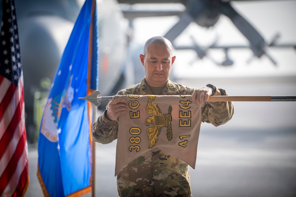 41st EECS Inactivation Ceremony at Al Dhafra Air Base