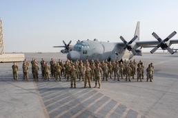 41st EECS Inactivation Ceremony at Al Dhafra Air Base