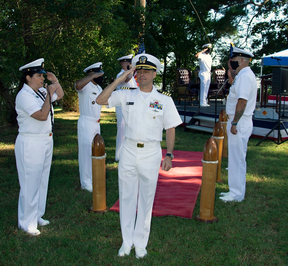 Captain Chris Horgan is NWS Yorktown's newest Commanding Officer.