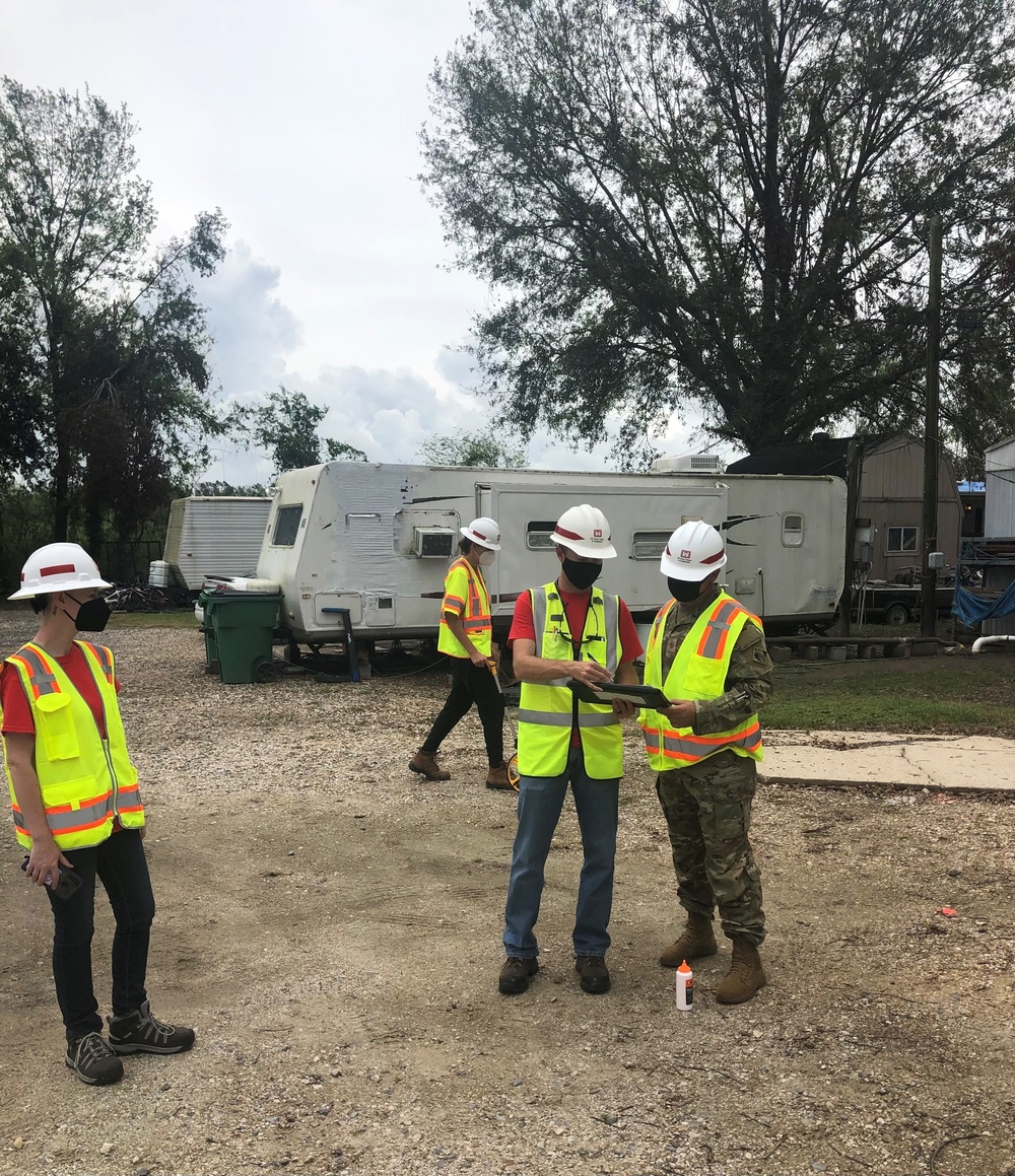 USACE housing team conducts site assessment