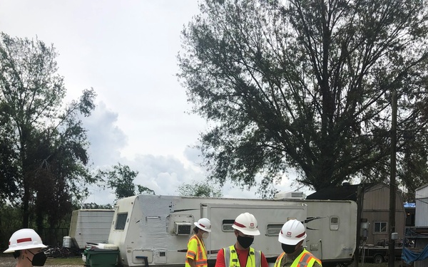 USACE housing team conducts site assessment