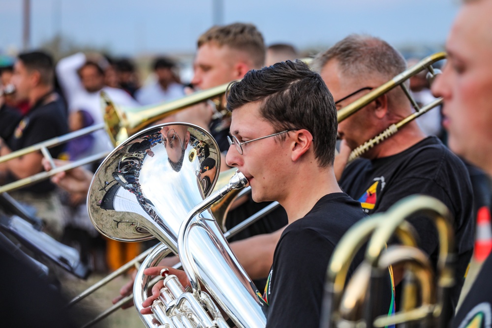 1AD Band holds concert at Fort Bliss’ Doña Ana Complex