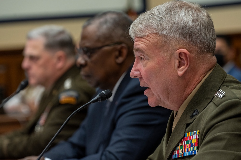 SECDEF, CJCS and CENTCOM House Armed Services Committee Hearing on Afghanistan