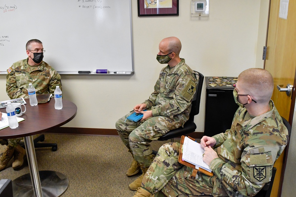 200th Military Police Command deputy commanding general (operations) visits DPTMS