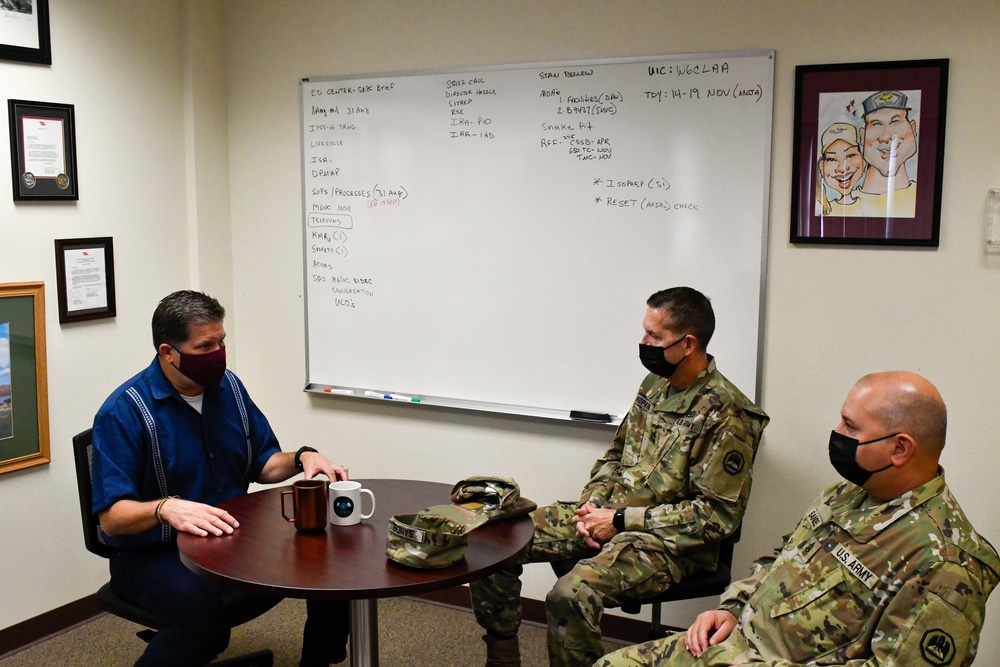 Louisiana National Guard assistant adjutant general visits DPTMS