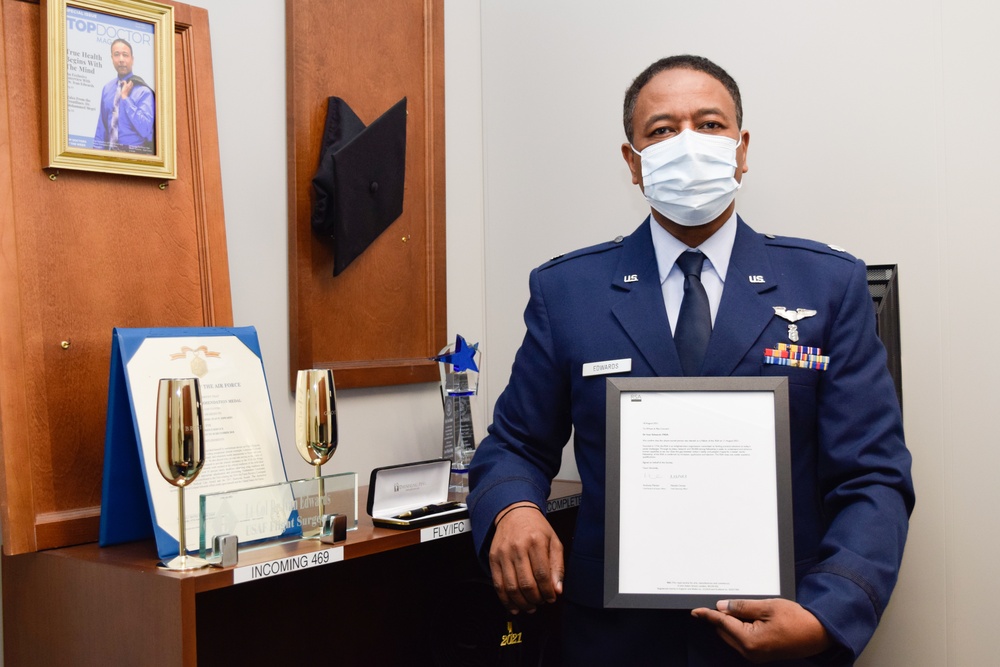 Alamo Wing flight surgeon receives fellowship
