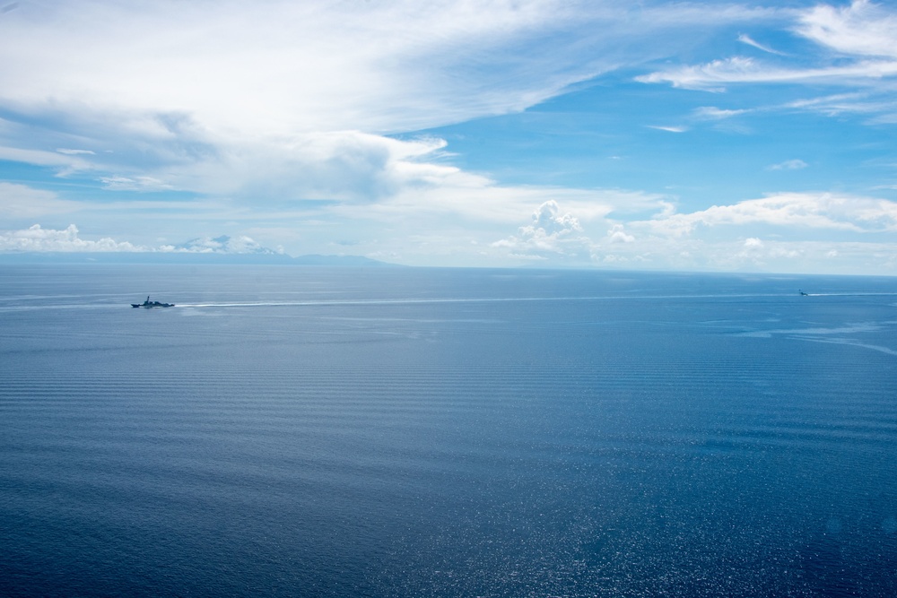 USS Ronald Reagan (CVN 76) San Bernardino Strait Transit