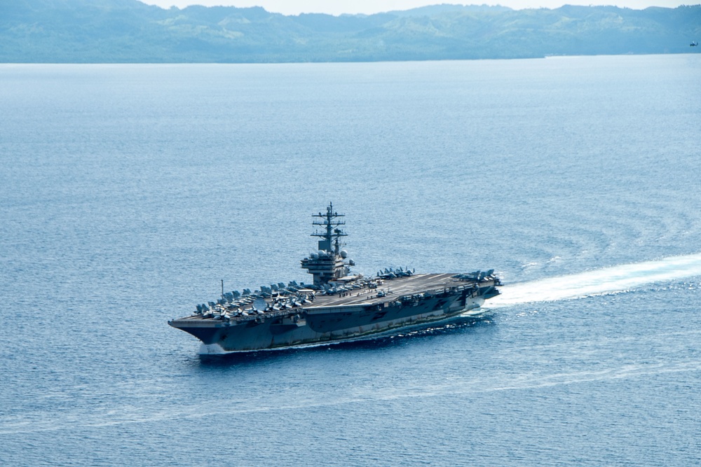 USS Ronald Reagan (CVN 76) San Bernardino Strait Transit