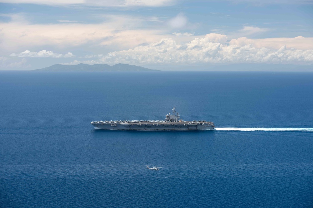 USS Ronald Reagan (CVN 76) San Bernardino Strait Transit