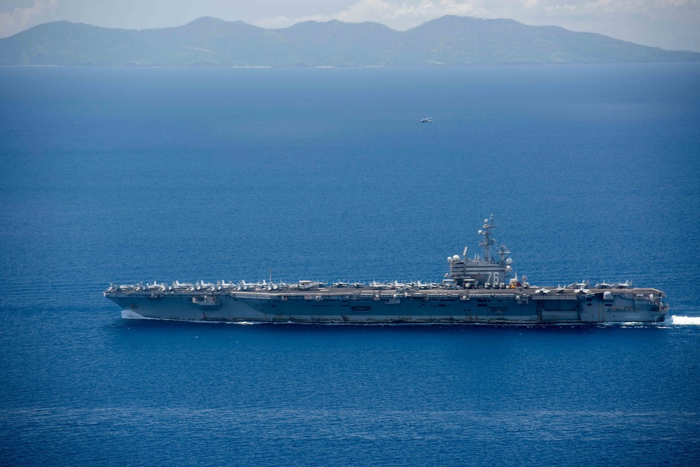 USS Ronald Reagan (CVN 76) San Bernardino Strait Transit