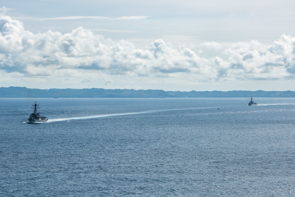 USS Ronald Reagan (CVN 76) San Bernardino Strait Transit