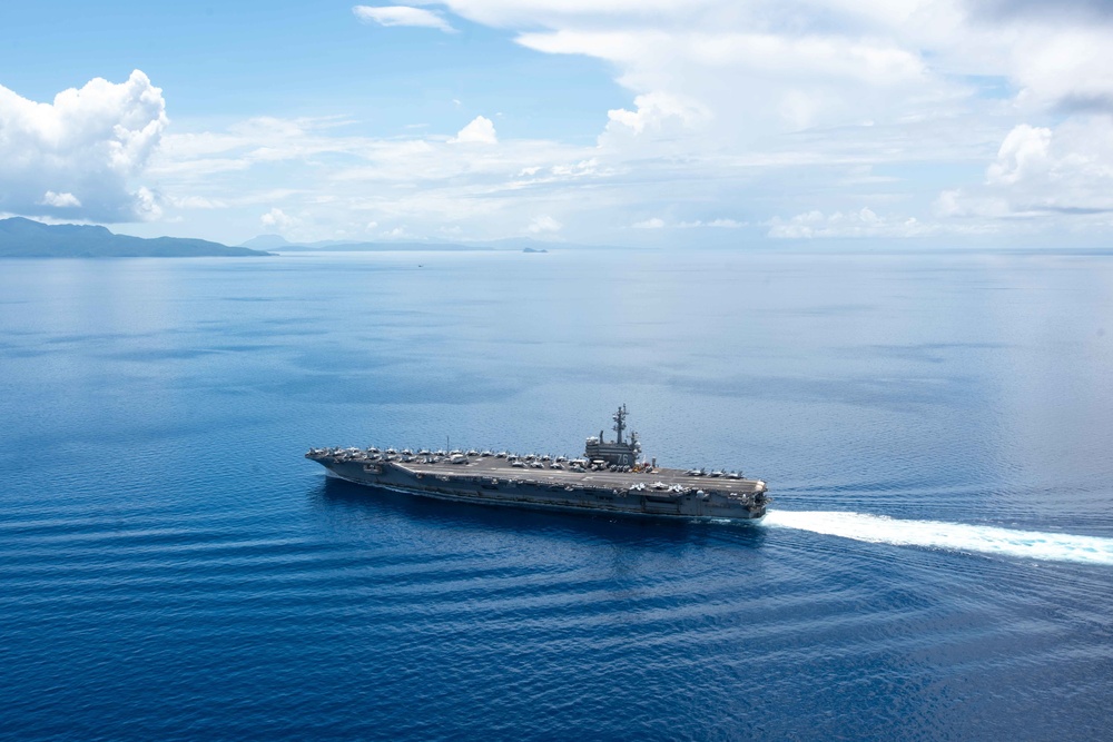 USS Ronald Reagan (CVN 76) San Bernardino Strait Transit