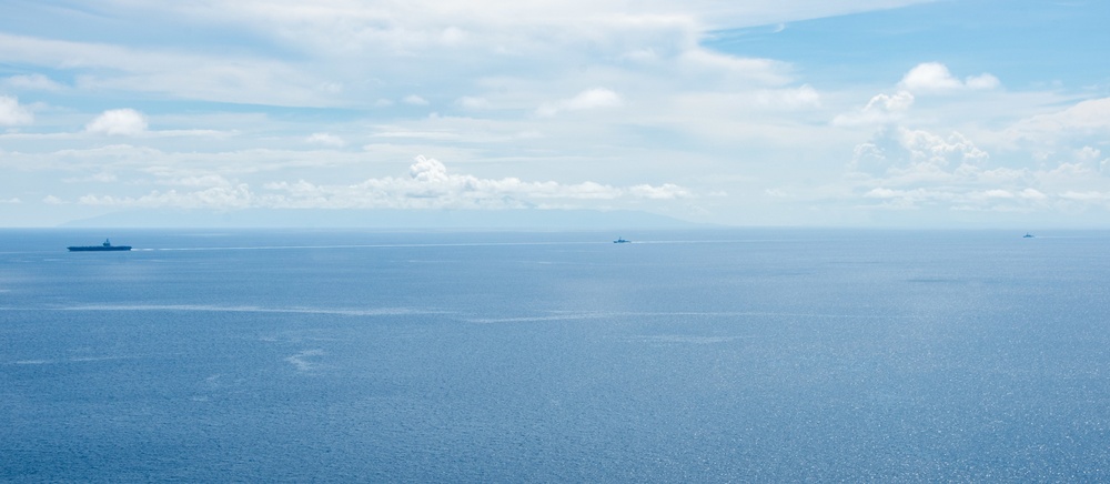 USS Ronald Reagan (CVN 76) San Bernardino Strait Transit