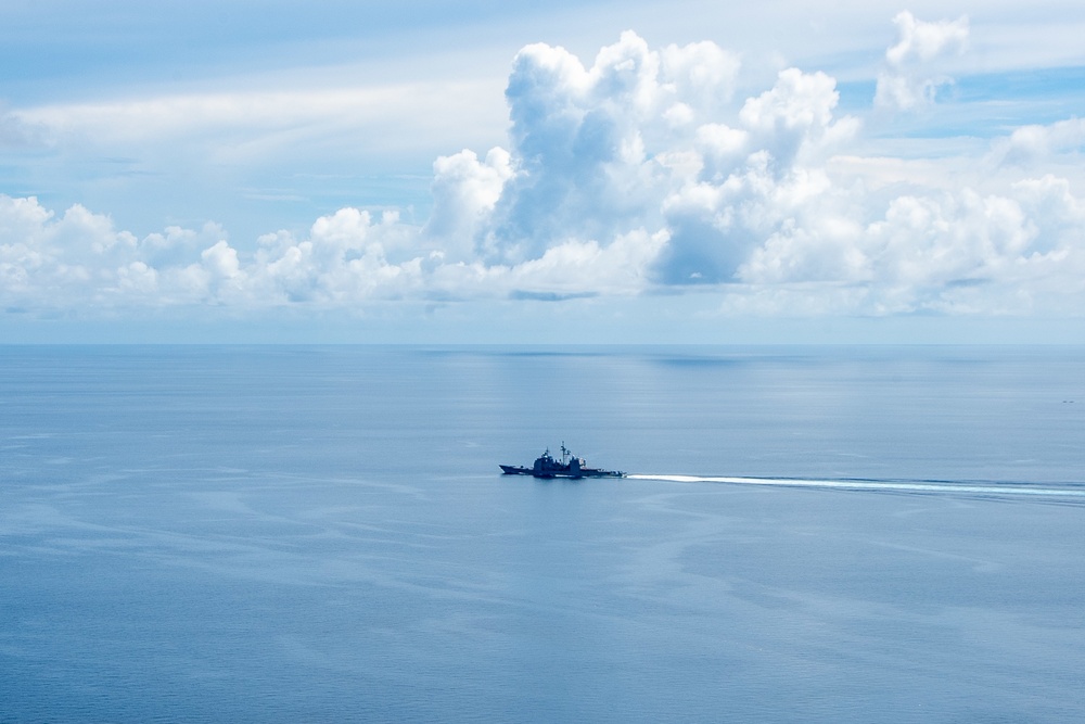 USS Ronald Reagan (CVN 76) San Bernardino Strait Transit