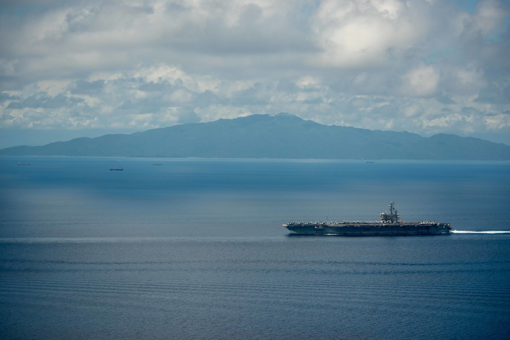 USS Ronald Reagan (CVN 76) San Bernardino Strait Transit