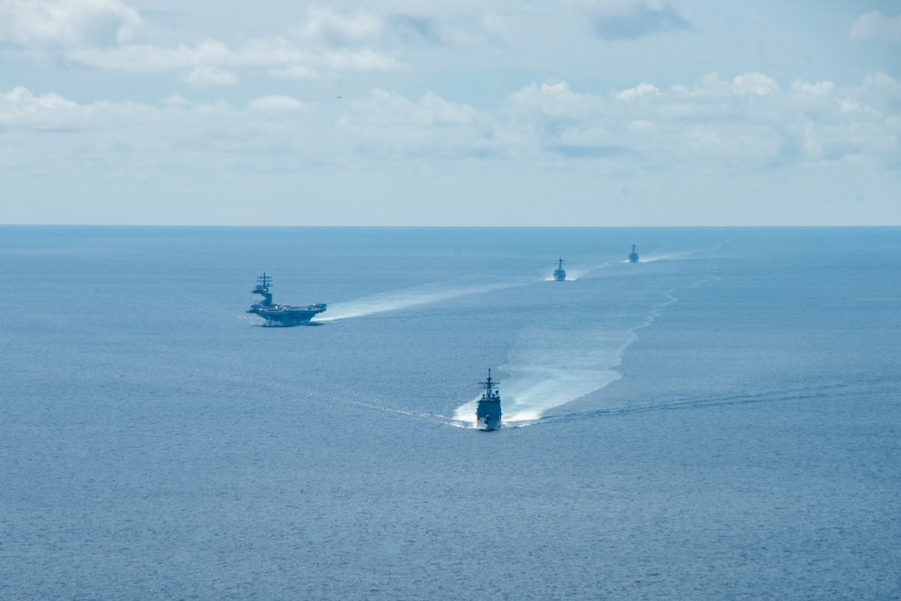 USS Ronald Reagan (CVN 76) San Bernardino Strait Transit