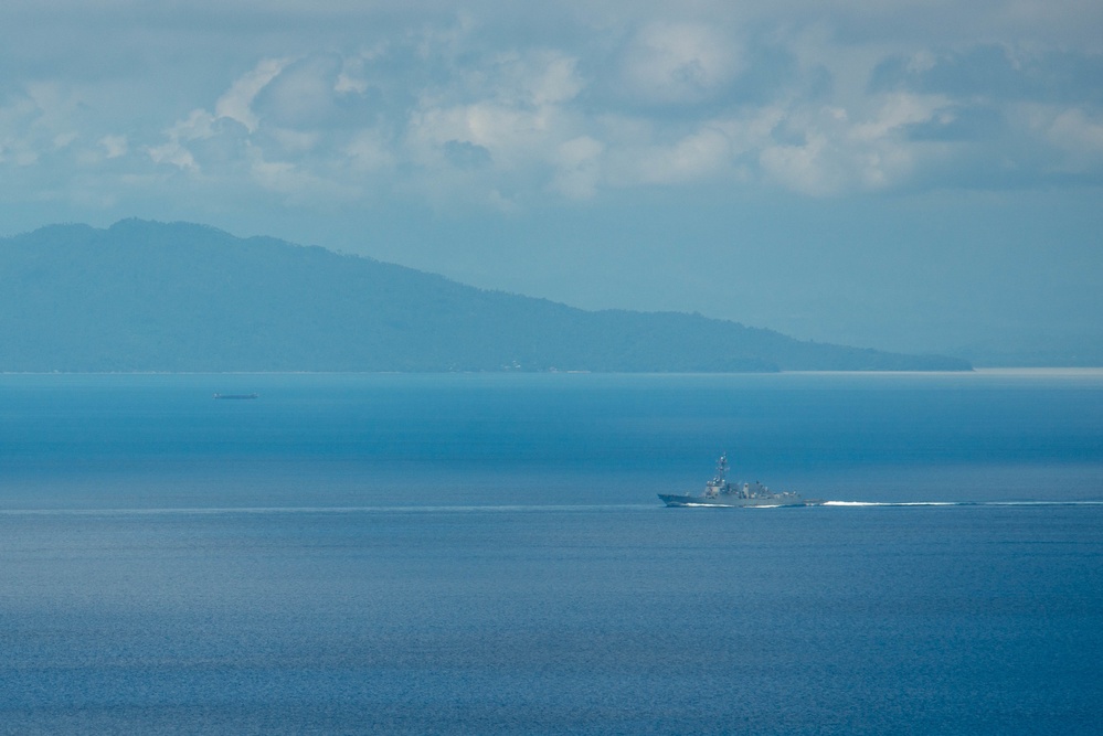 USS Ronald Reagan (CVN 76) San Bernardino Strait Transit