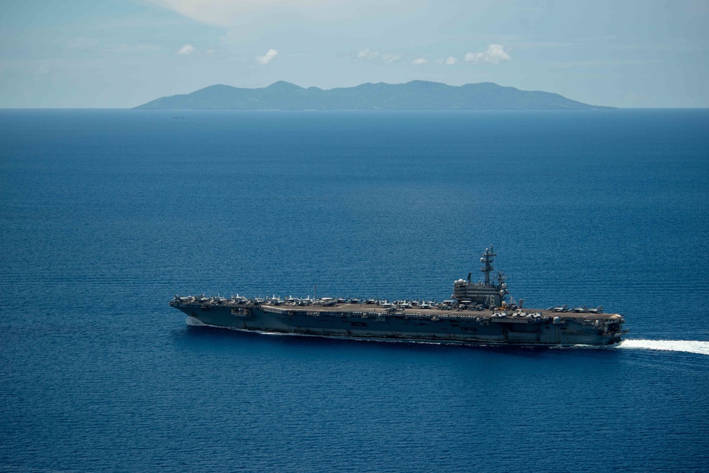 USS Ronald Reagan (CVN 76) San Bernardino Strait Transit