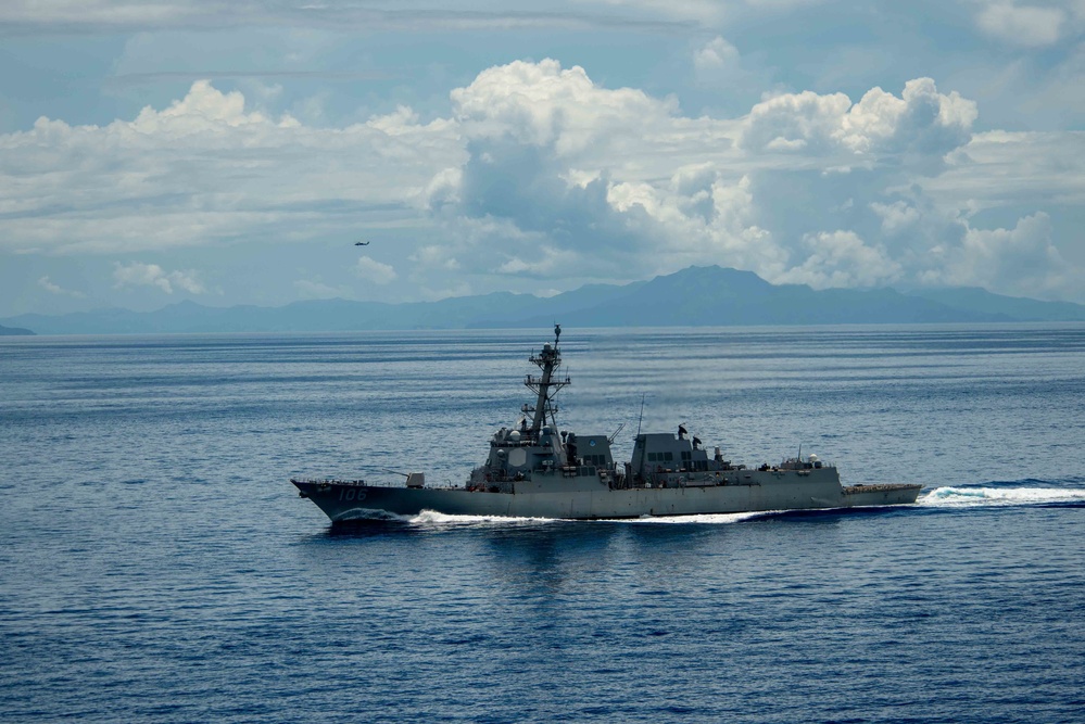 USS Ronald Reagan (CVN 76) San Bernardino Strait Transit