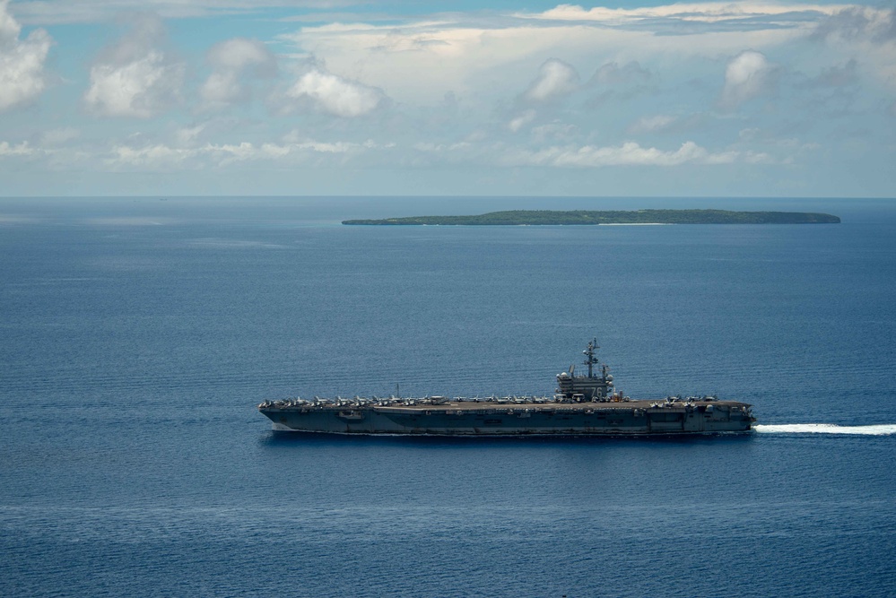 USS Ronald Reagan (CVN 76) San Bernardino Strait Transit