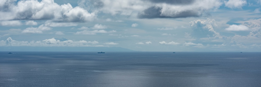 USS Ronald Reagan (CVN 76) San Bernardino Strait Transit