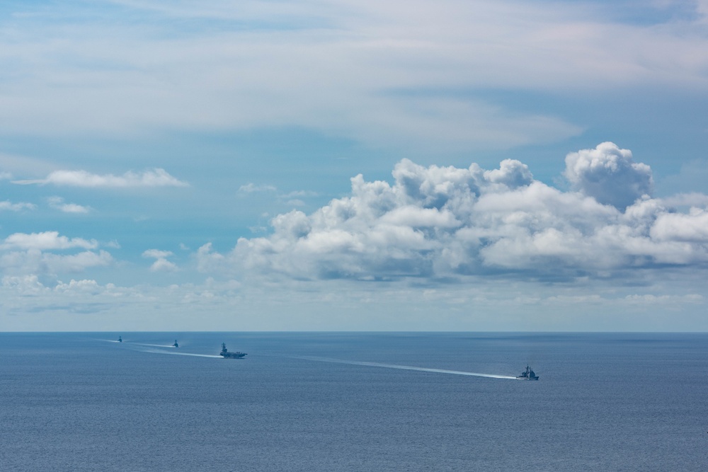 USS Ronald Reagan (CVN 76) San Bernardino Strait Transit