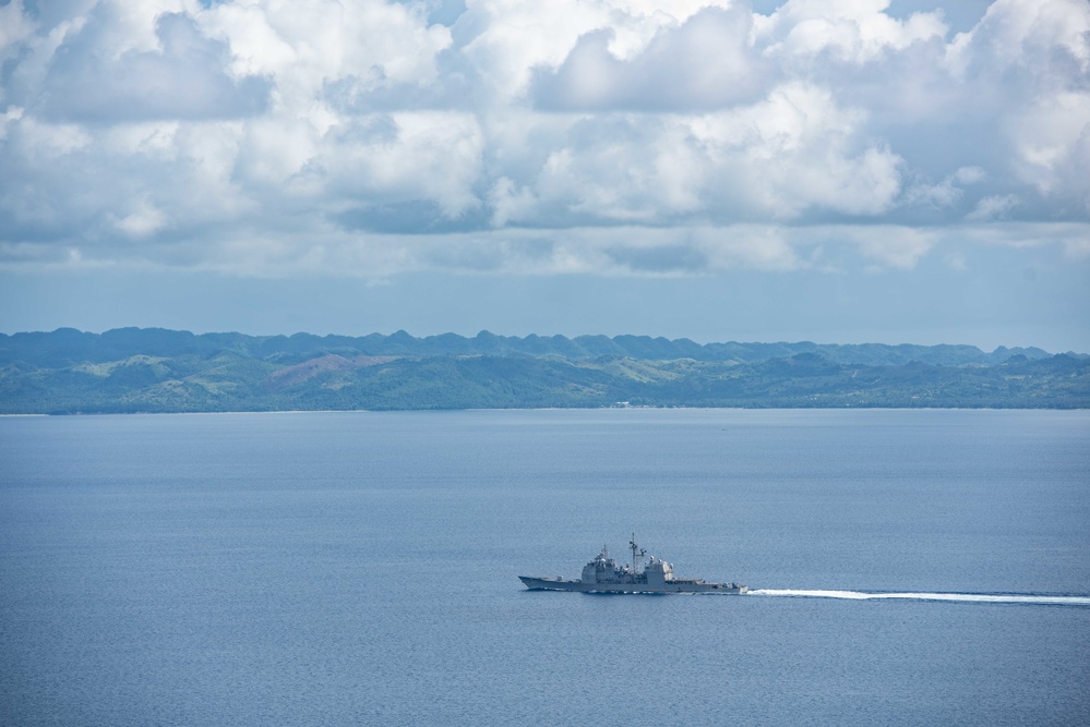 USS Ronald Reagan (CVN 76) San Bernardino Strait Transit