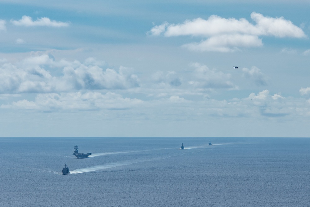 USS Ronald Reagan (CVN 76) San Bernardino Strait Transit