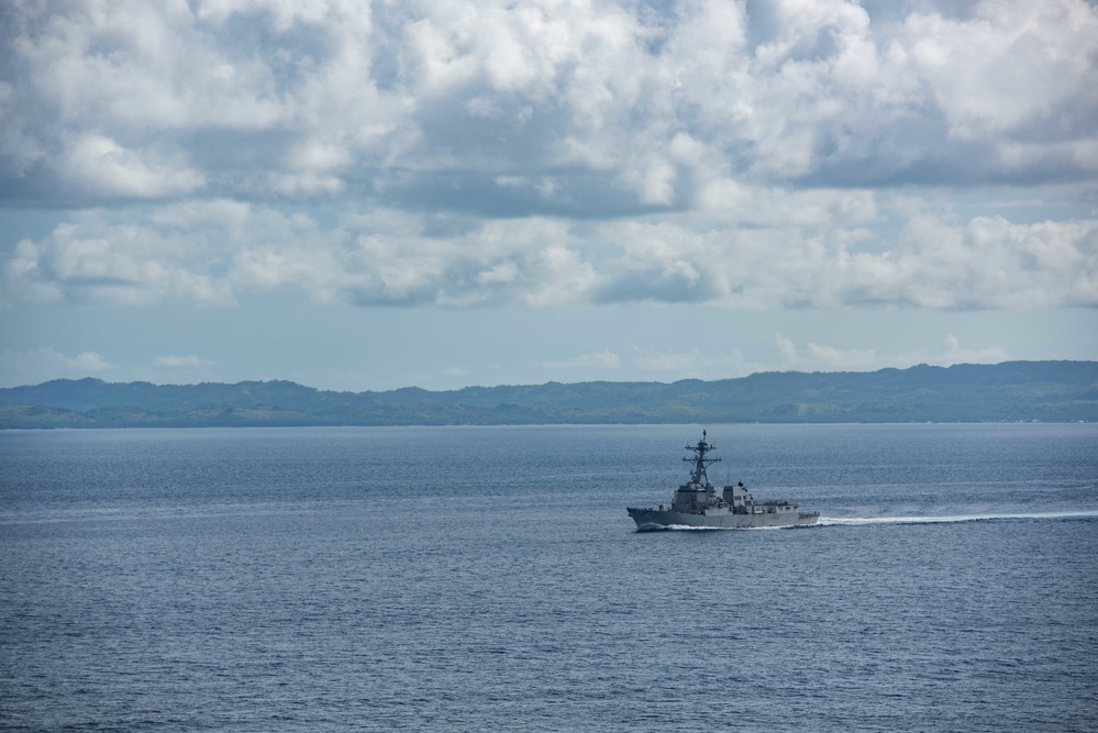 USS Ronald Reagan (CVN 76) San Bernardino Strait Transit