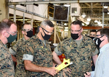 FRCE hosts Marine Corps Installations East commander