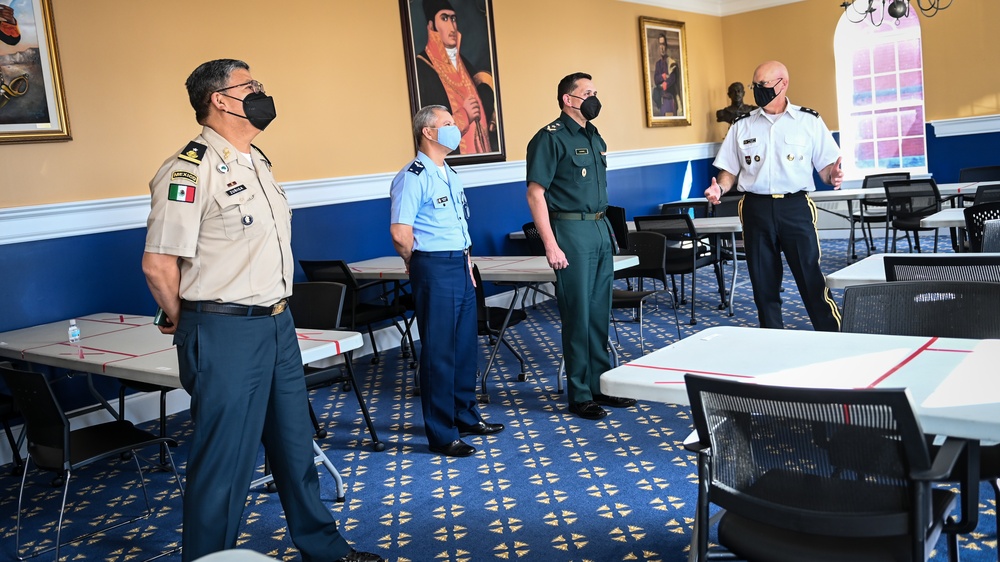 Paraguay IADB representative Brig. Gen. Laconich visits the IADC