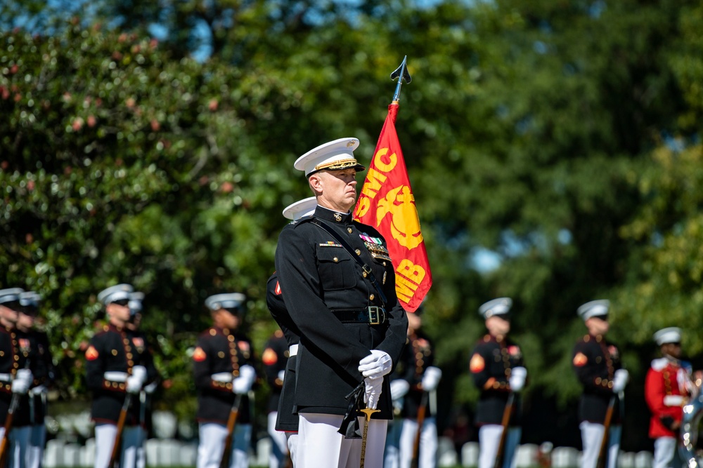 Military Funeral Honors with Funeral Escort were Conducted for U.S. Marine Corps Sgt. Nicole L. Gee in Section 60