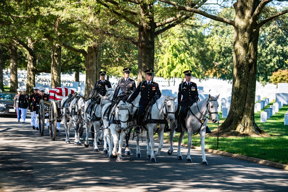 Military Funeral Honors with Funeral Escort were Conducted for U.S. Marine Corps Sgt. Nicole L. Gee in Section 60