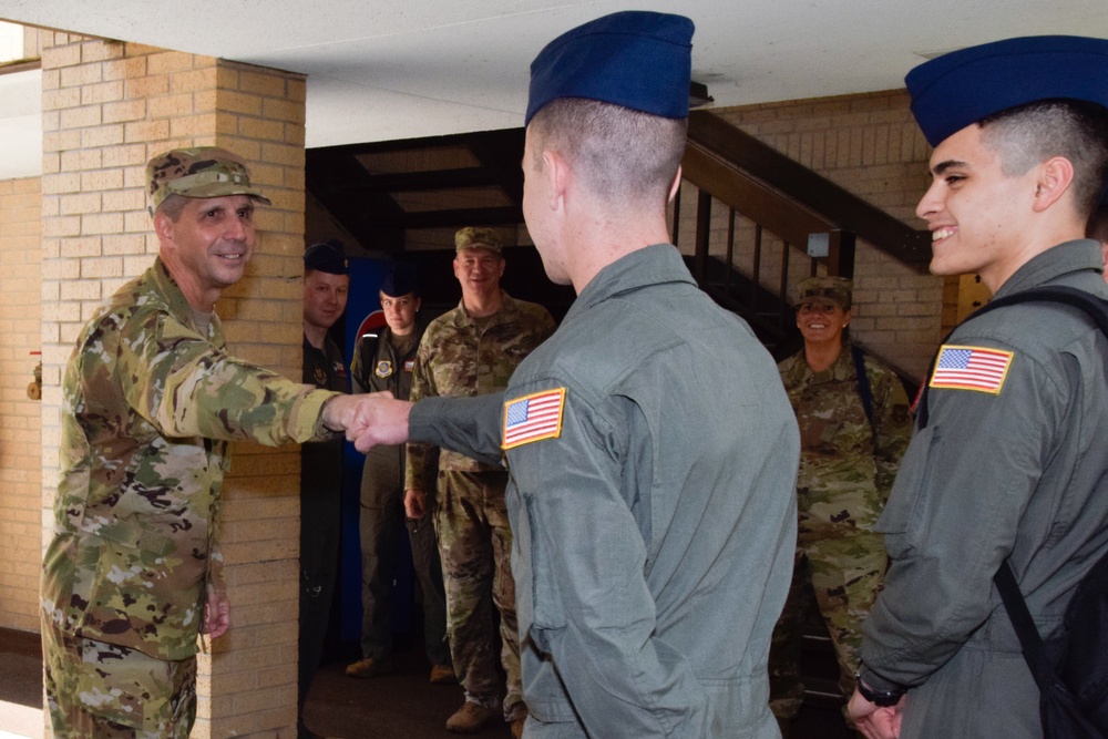 4th Air Force commander visits Alamo Wing