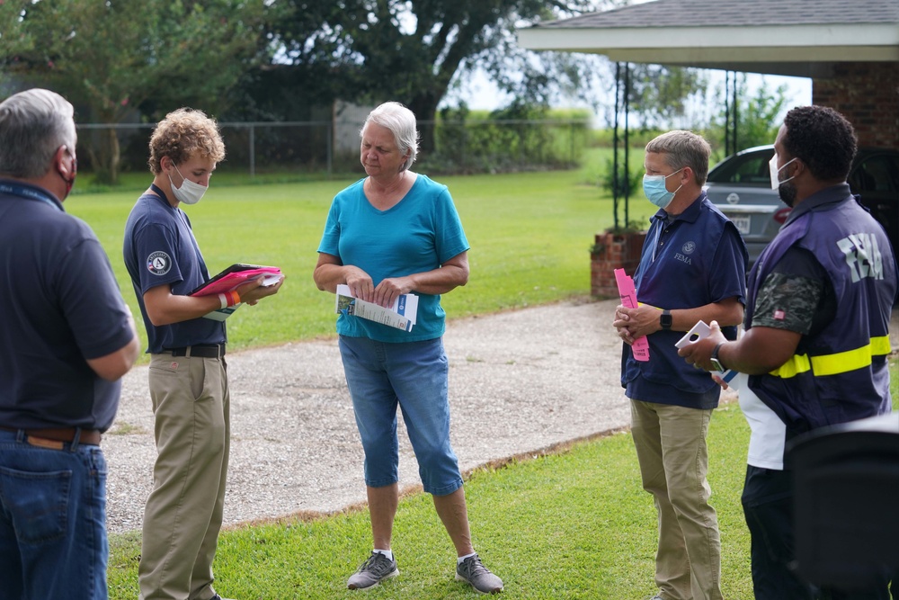 Hurricane Ida: Napoleonville-Assumption Parish DRC Canvasing