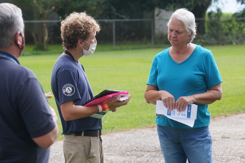 Hurricane Ida: Napoleonville-Assumption Parish DRC Canvasing