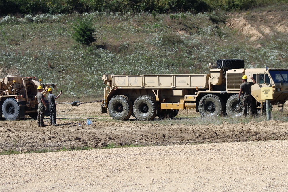 Fort McCoy RTS-Maintenance holds Wheeled Vehicle Recovery Operations Course