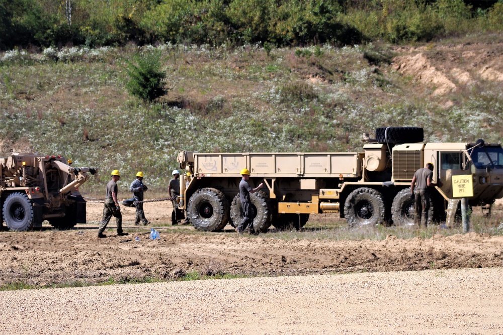 Fort McCoy RTS-Maintenance holds Wheeled Vehicle Recovery Operations Course