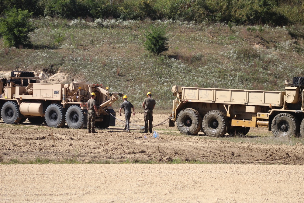 Fort McCoy RTS-Maintenance holds Wheeled Vehicle Recovery Operations Course