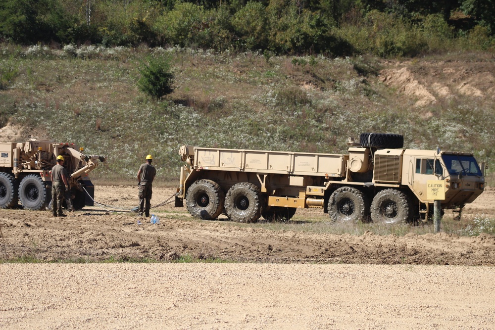 Fort McCoy RTS-Maintenance holds Wheeled Vehicle Recovery Operations Course