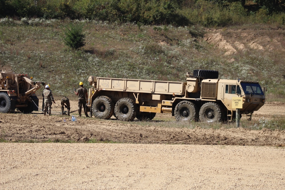 Fort McCoy RTS-Maintenance holds Wheeled Vehicle Recovery Operations Course