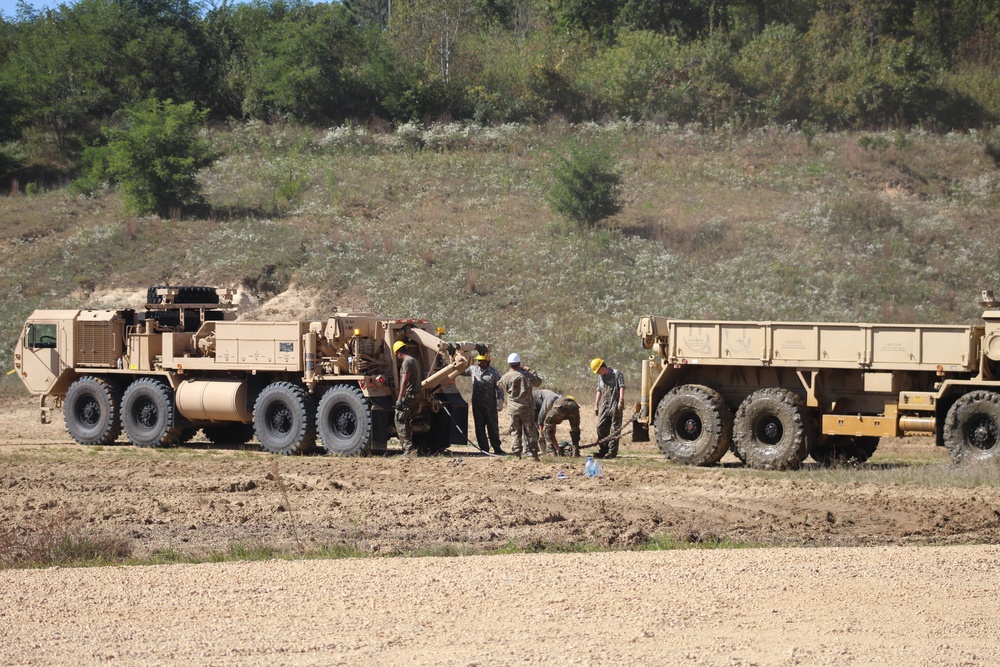 Fort McCoy RTS-Maintenance holds Wheeled Vehicle Recovery Operations Course