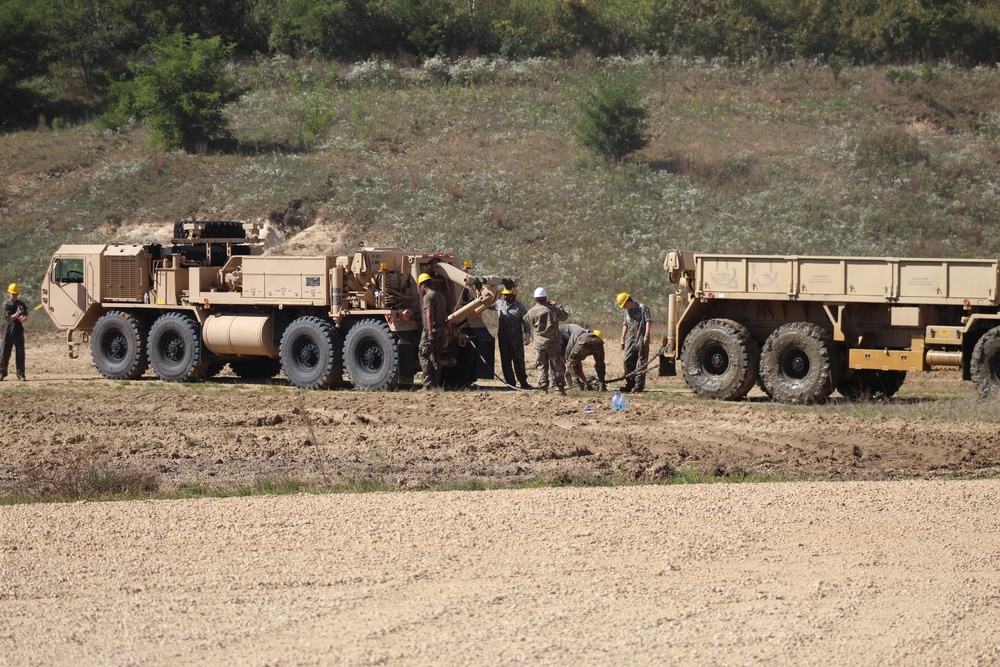 Fort McCoy RTS-Maintenance holds Wheeled Vehicle Recovery Operations Course