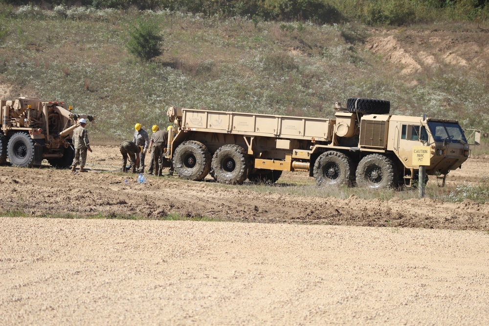 Fort McCoy RTS-Maintenance holds Wheeled Vehicle Recovery Operations Course