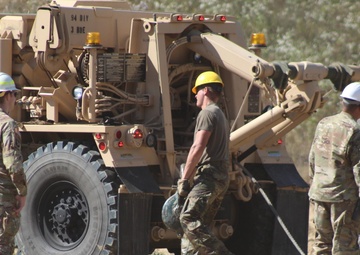 Fort McCoy RTS-Maintenance holds Wheeled Vehicle Recovery Operations Course