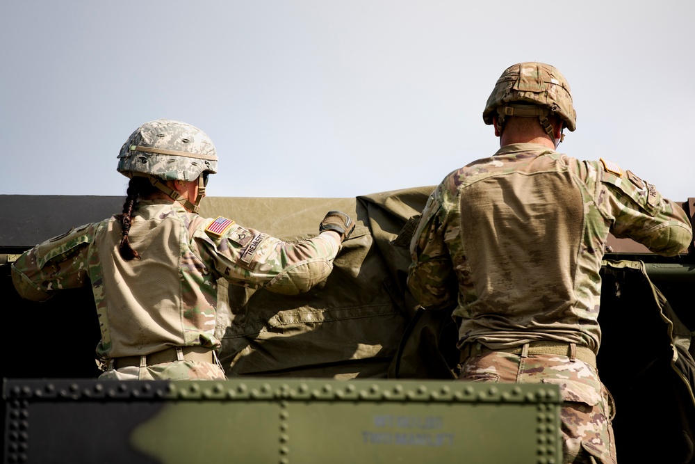 1/1 ADA soldiers conduct Gunnery Table VII evaluations