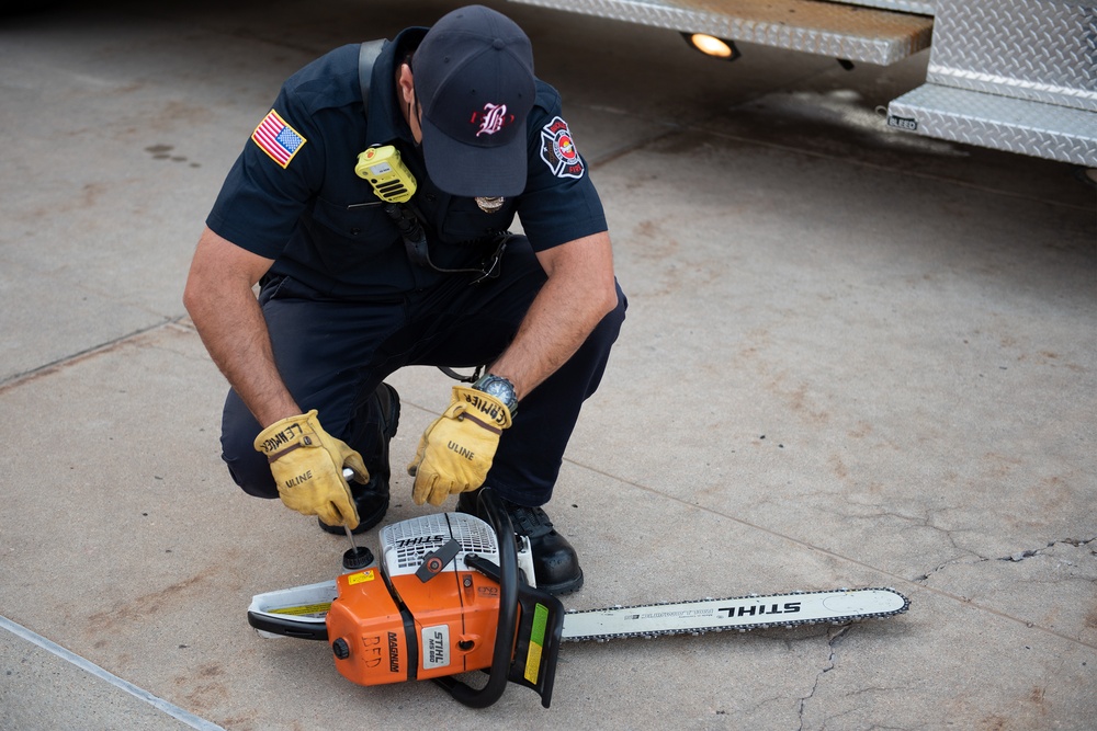 Buckley Fire Department morning inspection