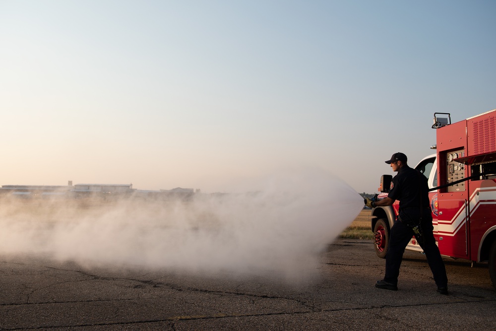 Buckley Fire Department morning inspection