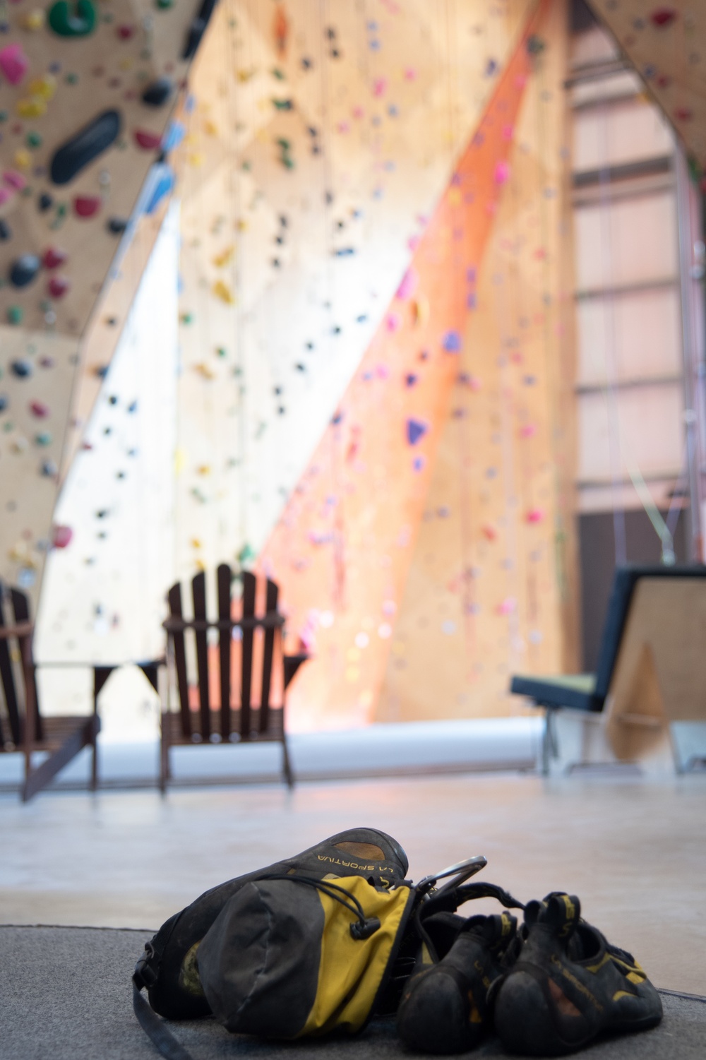 Climbing: a good way to stay grounded